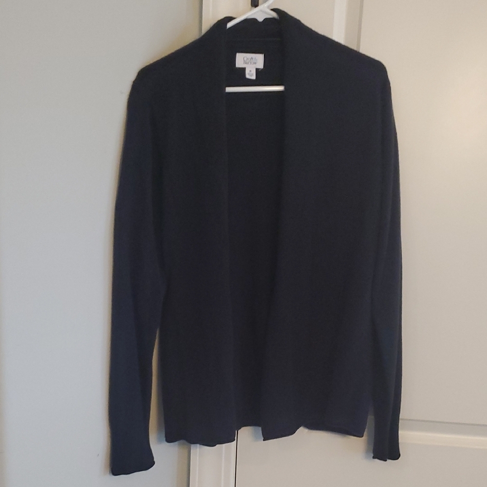 Black Open Cardigan Sweater